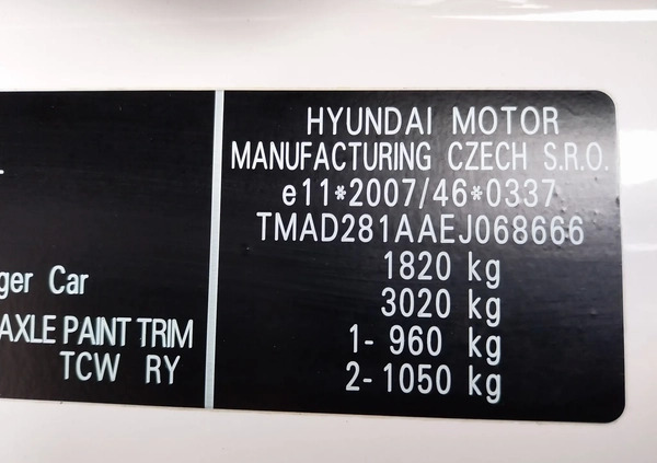 Hyundai I30 cena 34990 przebieg: 156000, rok produkcji 2014 z Brańsk małe 667